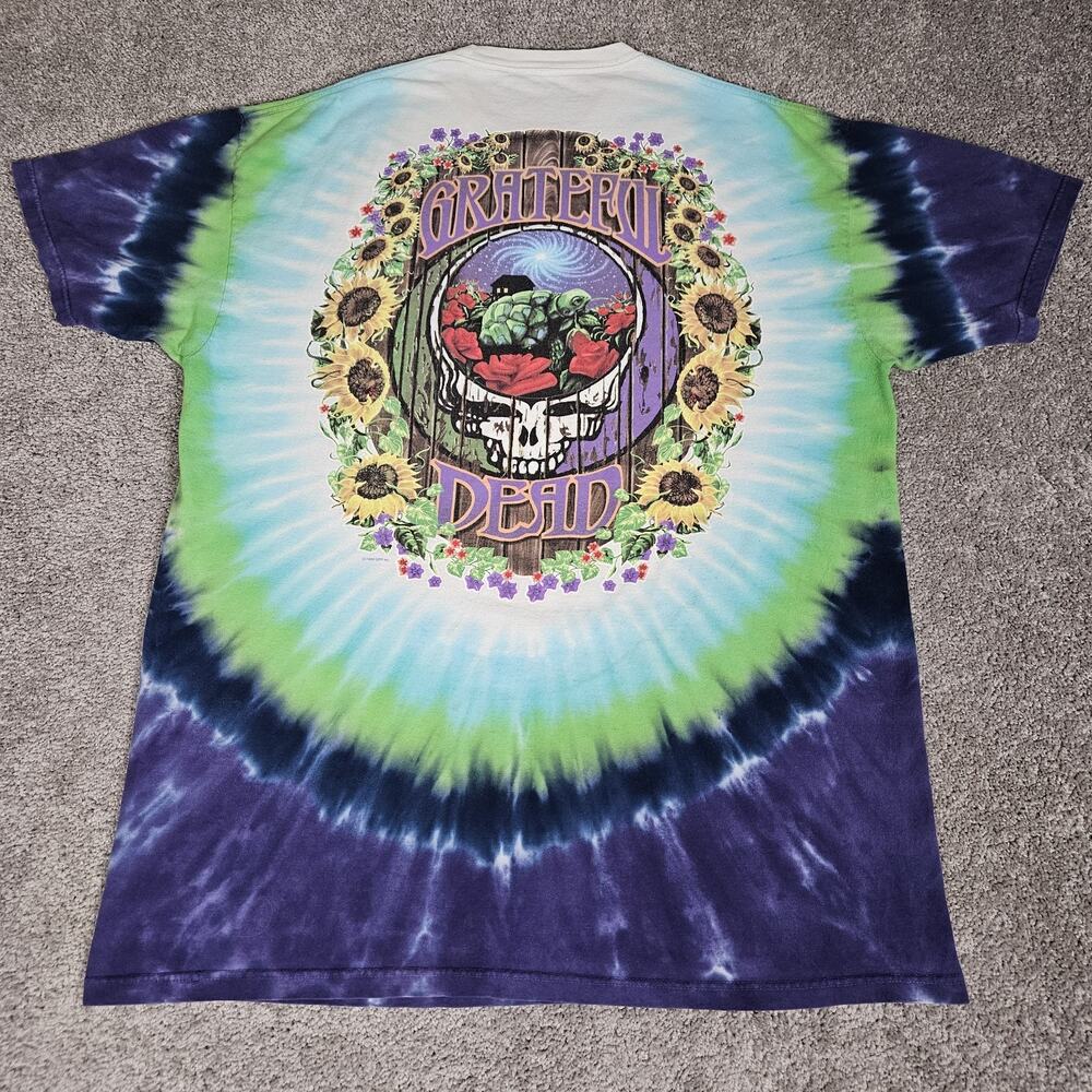 Liquid Blue Grateful Dead T-Shirt Adult 3XL Tie Dye Terrapin Station Rock